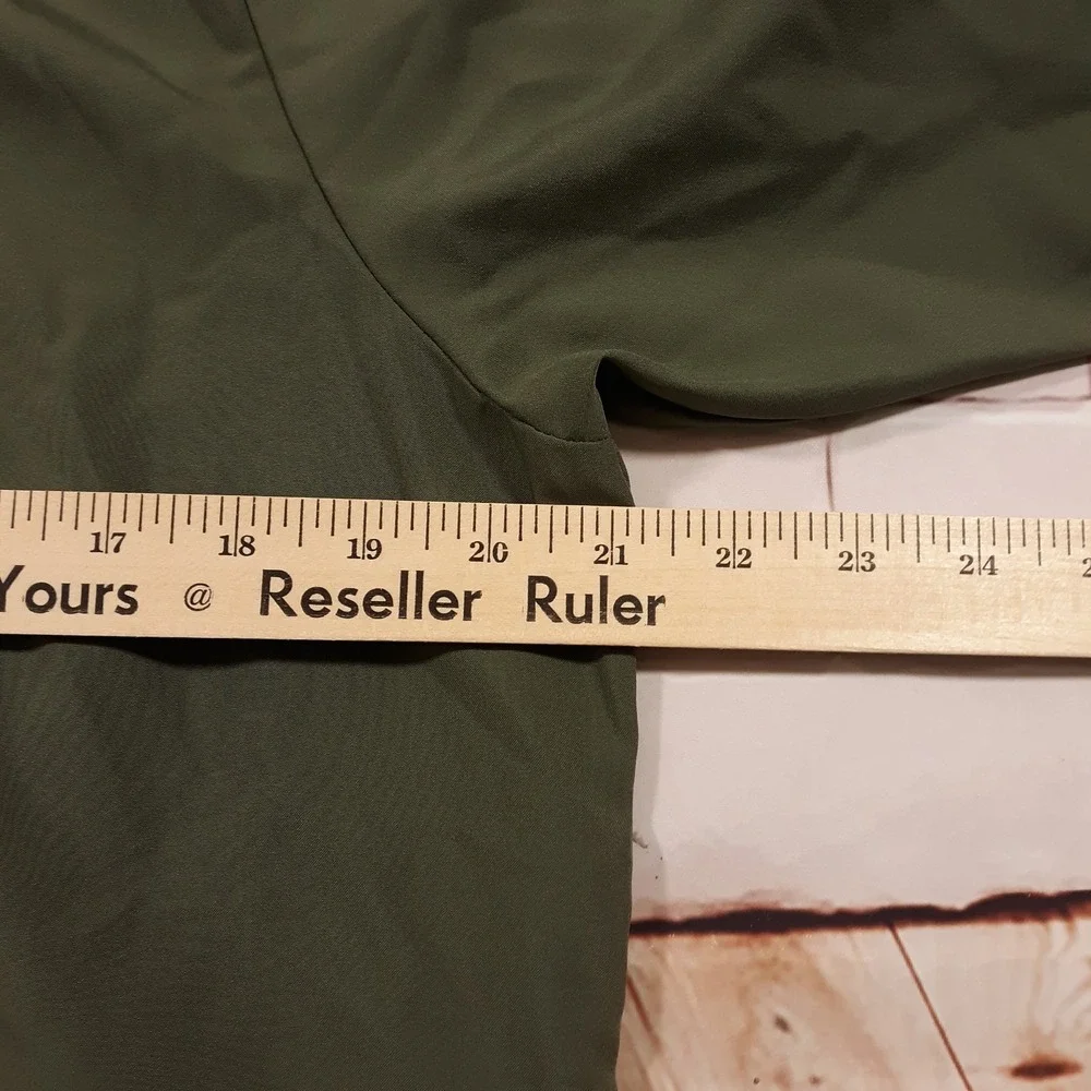 Reebok Windbreaker Jacket Mens Size Small Track Warm-Up Green Colorblock